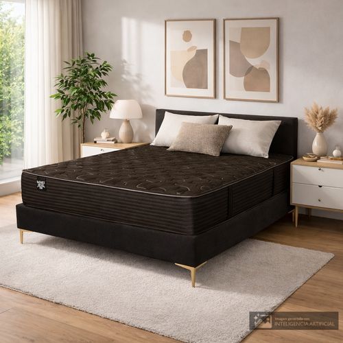 Cama Radiance Air Gel Mattress Negra confort firme